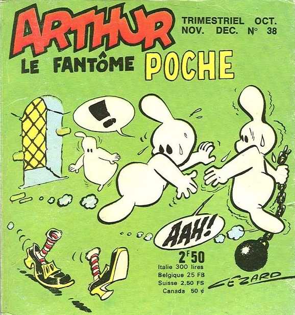 Une Couverture de la Srie Arthur le Fantome Justicier Poche